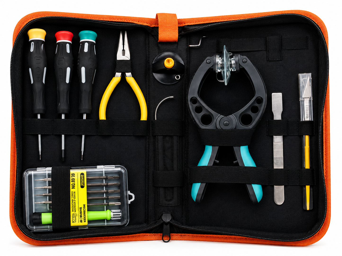 Kit Profesional de Reparación Electrónica | Herramientas de Precisión para Celulares, PC y Dispositivos